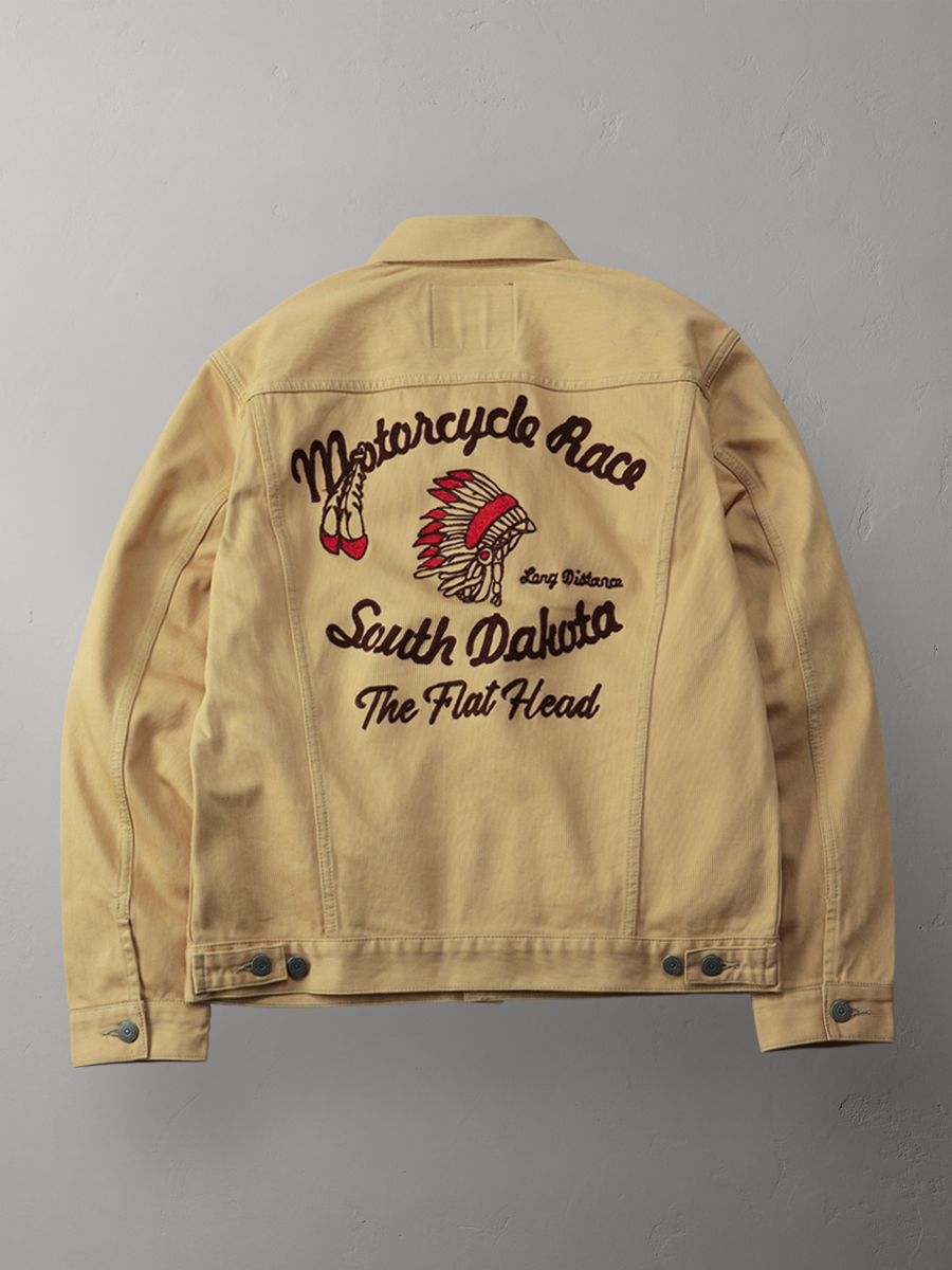 生産数量・販売店舗限定 刺繍入りピケジャケット FN-OJ-C016SP