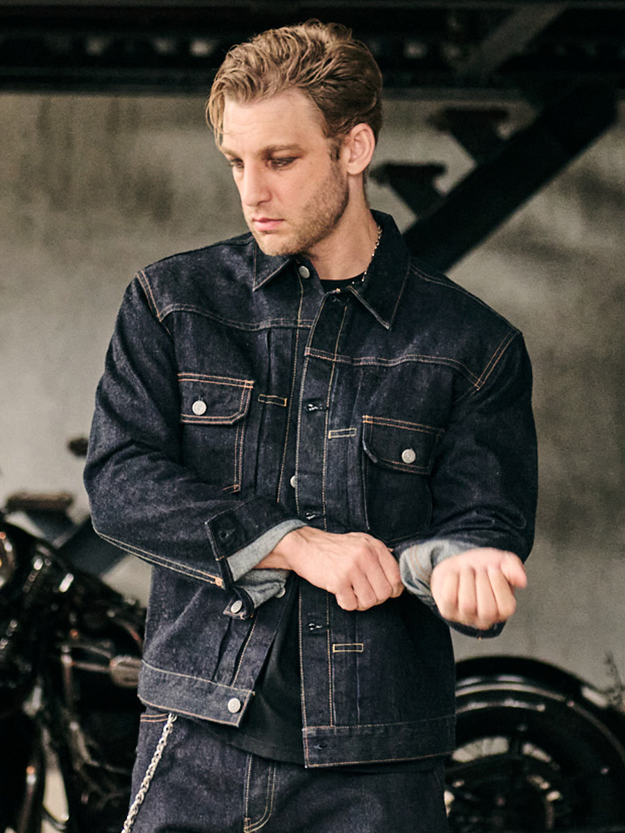 14.5oz デニムジャケット 50sモデル FN-OJ-D002