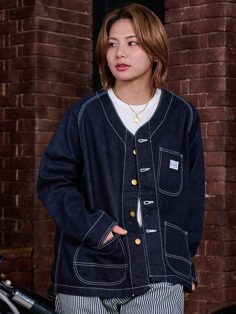 12oz デニム エンジニアジャケット FN-OJ-DE201