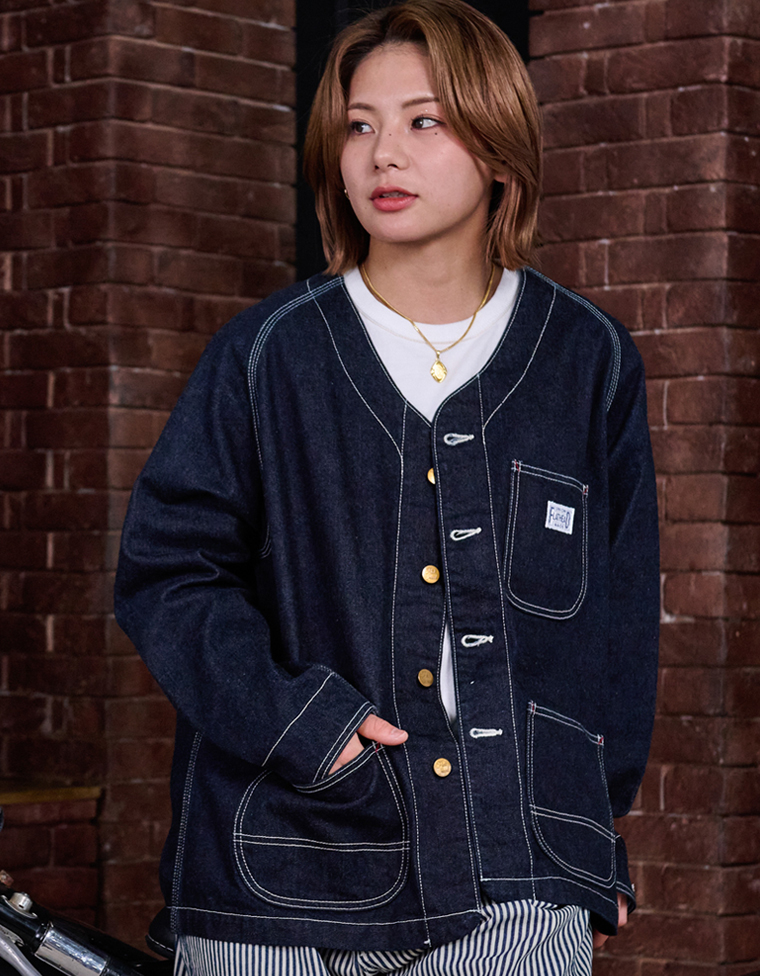 12oz デニム エンジニアジャケット