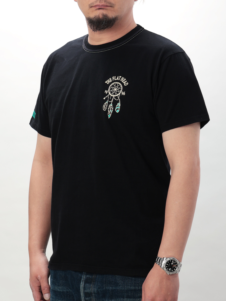 ウェブショップ限定 3本針の1本外し Tシャツ FN-THC-048EC