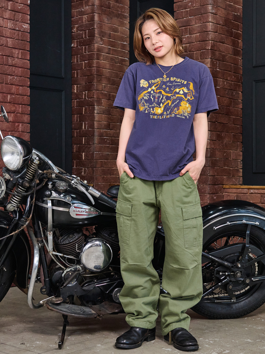 3本針の1本外し Tシャツ FN-THC-056