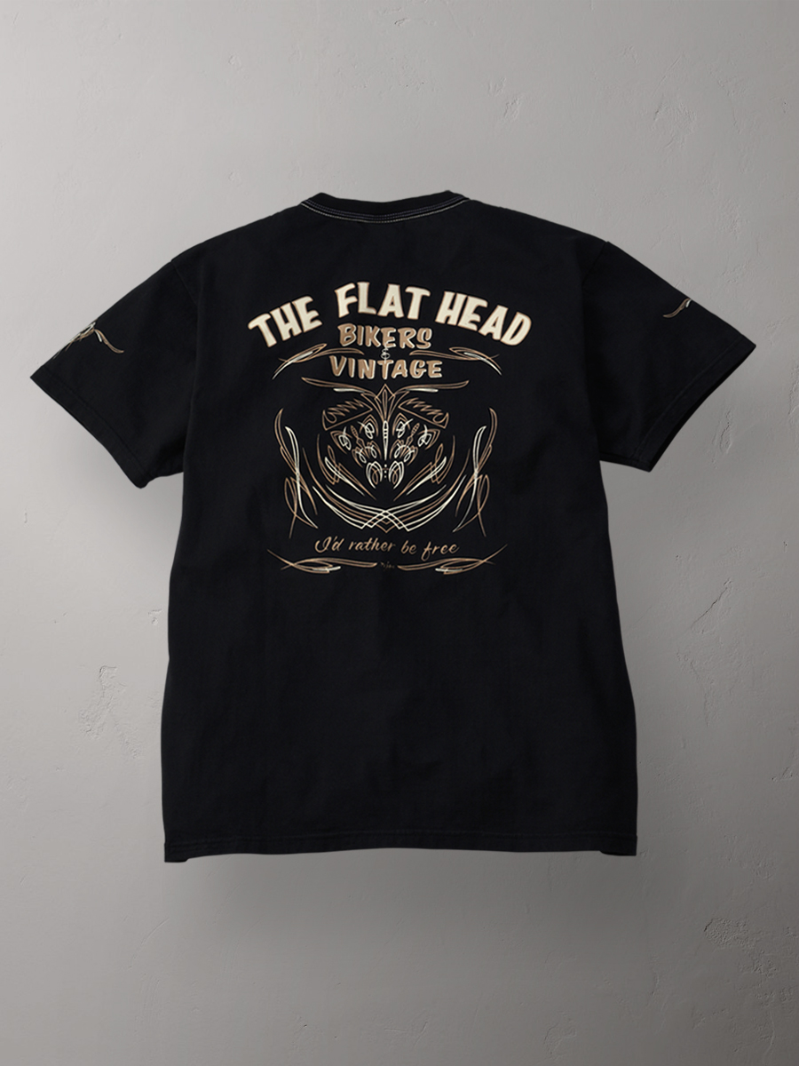 3本針の1本外し Tシャツ FN-THC-065