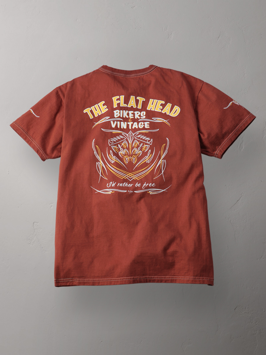 3本針の1本外し Tシャツ FN-THC-065