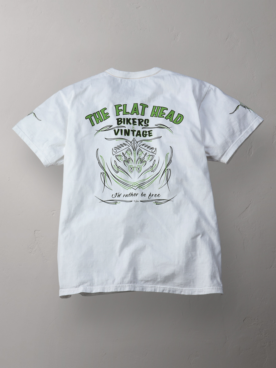 3本針の1本外し Tシャツ FN-THC-065