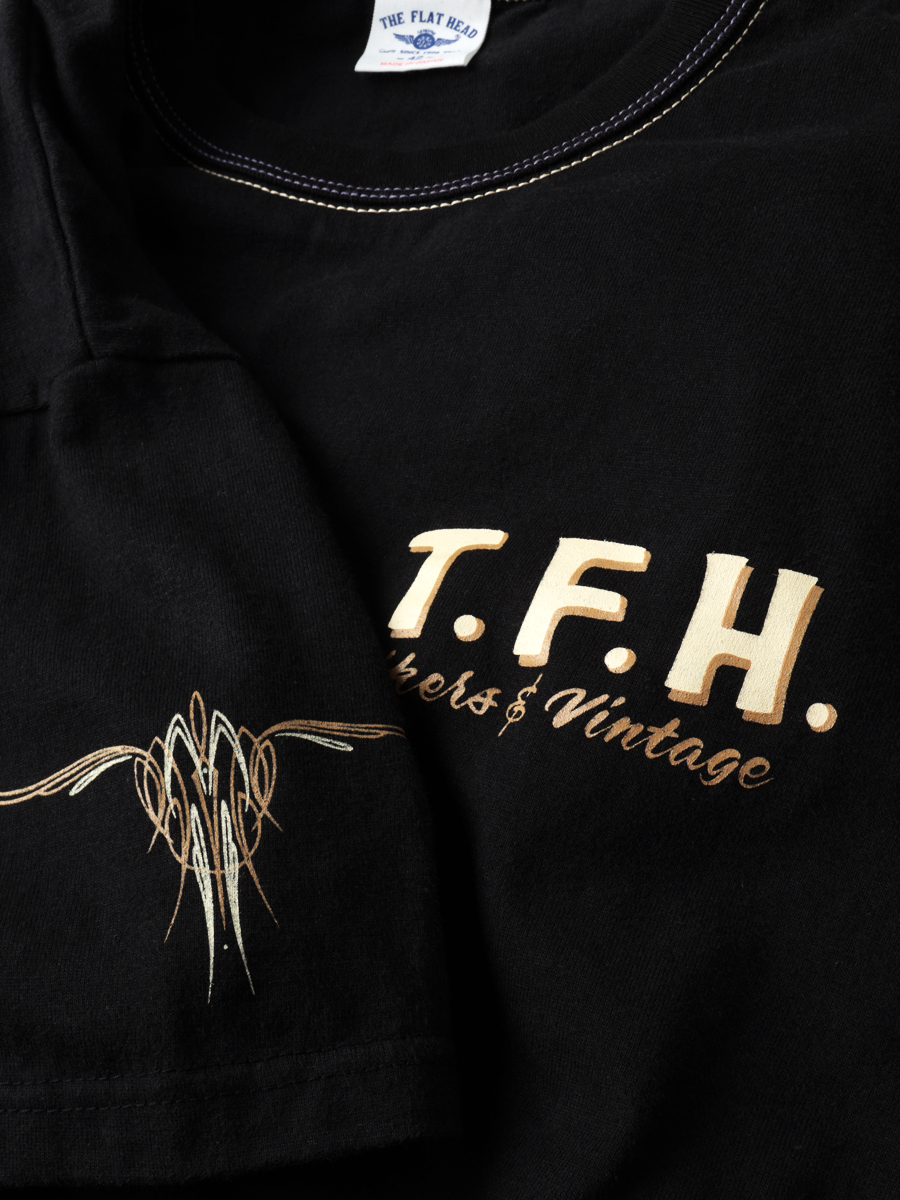 3本針の1本外し Tシャツ FN-THC-065