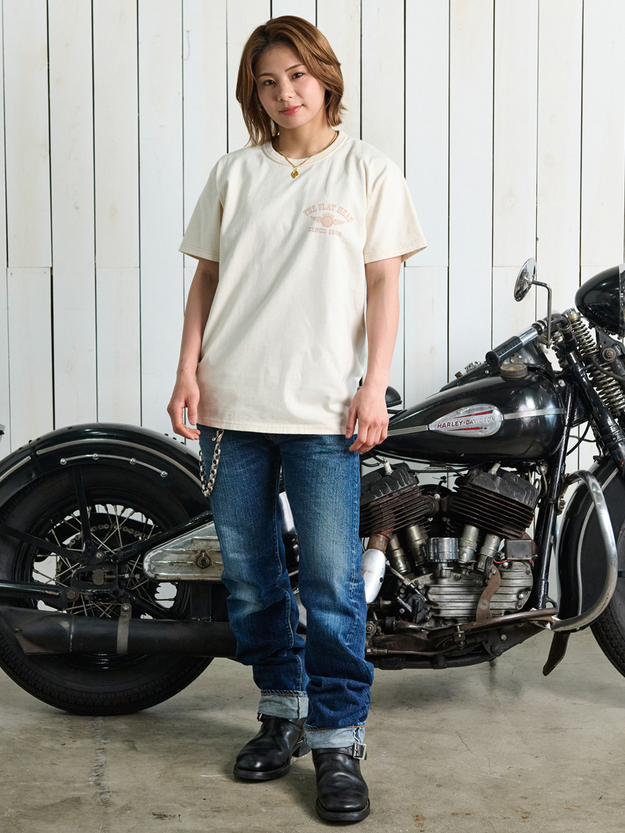 3本針の1本外し Tシャツ FN-THC-202