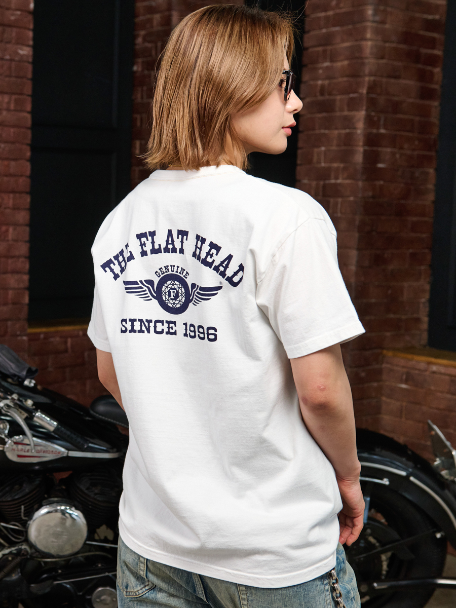 3本針の1本外し Tシャツ FN-THC-202 | THE FLAT HEAD