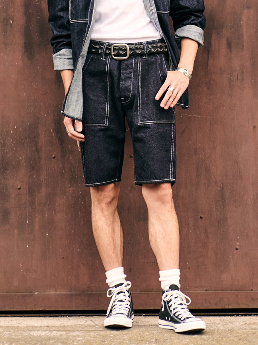 12oz デニム ハーフパンツ FN-S-DP003