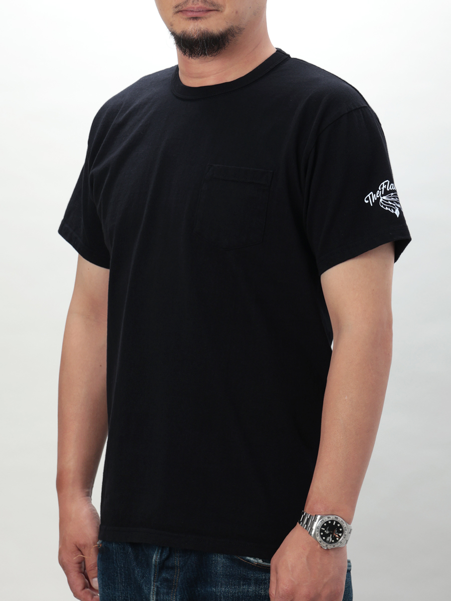 ウェブショップ限定 3本針の1本外し ポケットTシャツ FN-THC-102PEC