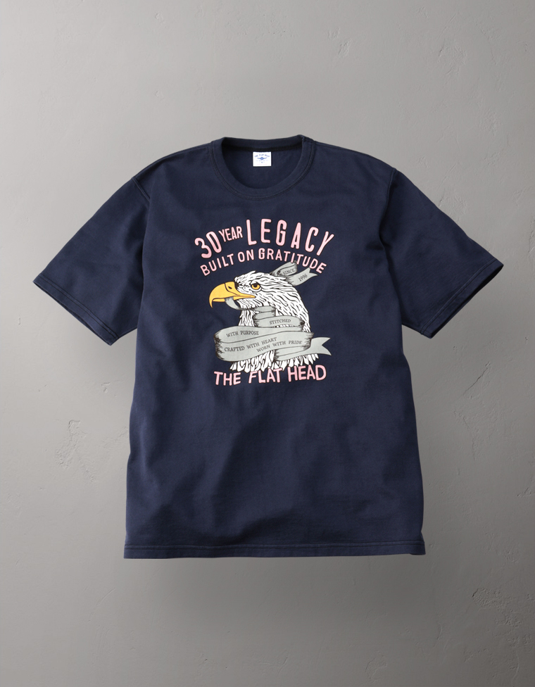 吊り生地 Tシャツ - 30 TEAR LEGACY -