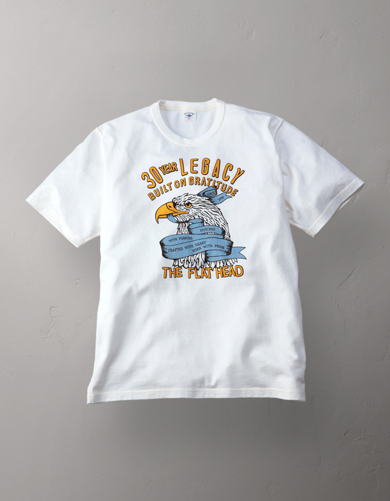 吊り生地 Tシャツ - 30 TEAR LEGACY -