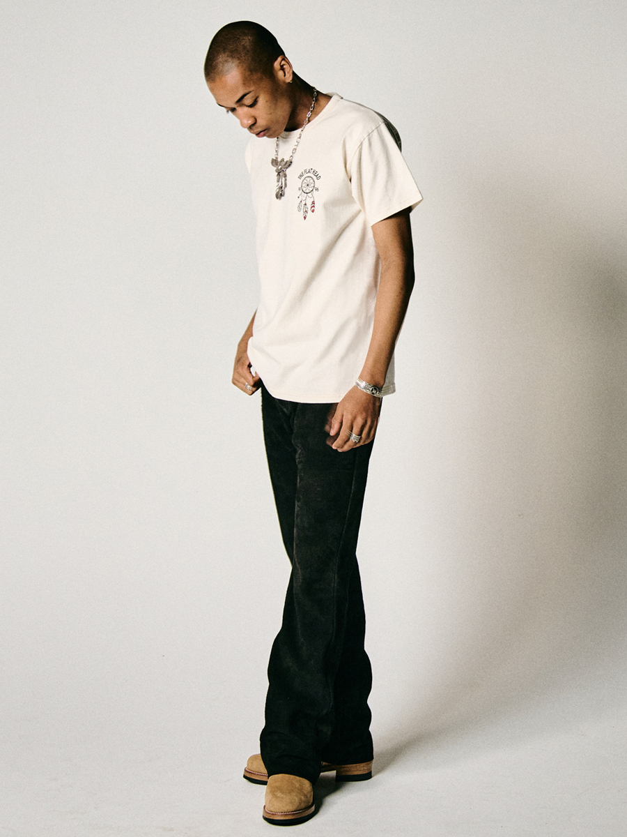 3本針の1本外し Tシャツ FN-THC-048