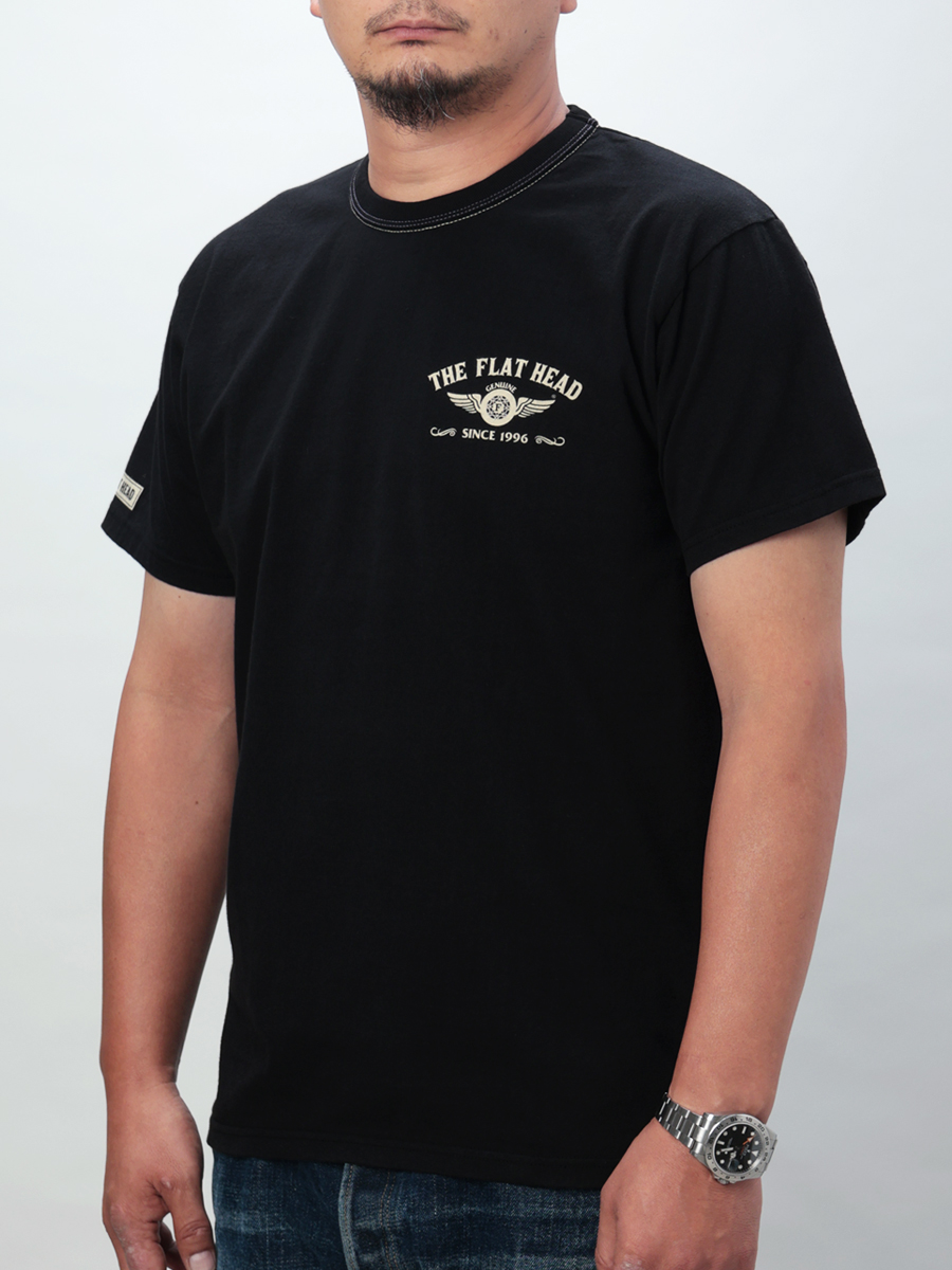 ウェブショップ限定 3本針の1本外し Tシャツ FN-THC-068EC