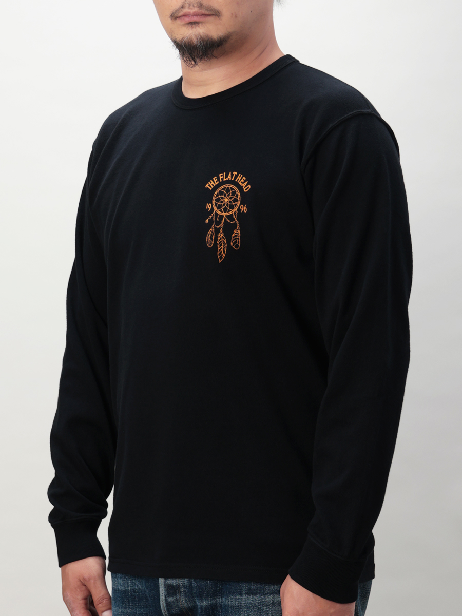 吊り生地 双糸 ロングスリーブTシャツ FN-TML-105