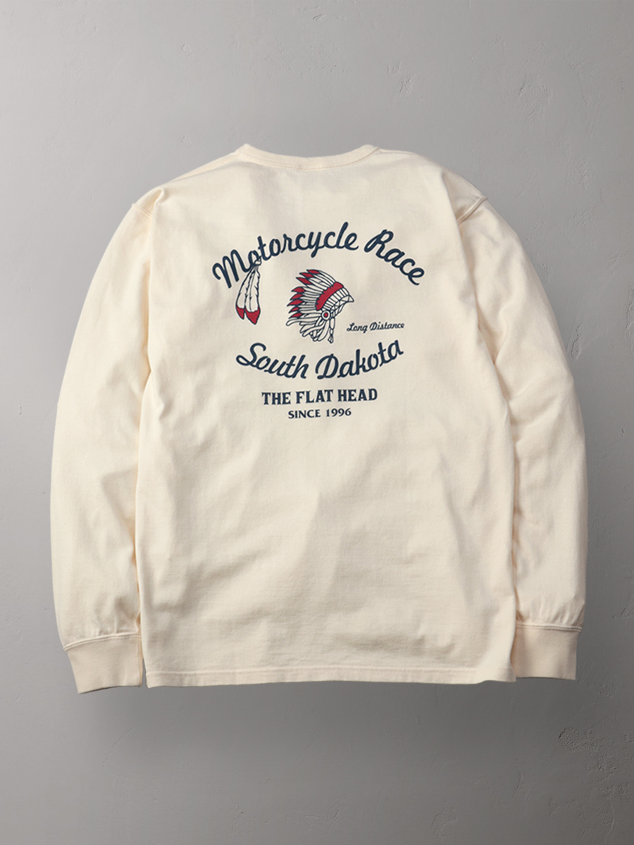 吊り生地 双糸 ロングスリーブTシャツ FN-TML-105