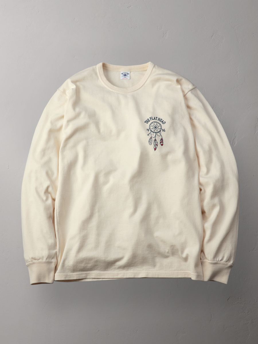 吊り生地 双糸 ロングスリーブTシャツ FN-TML-105