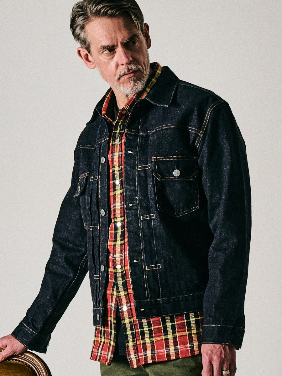 THE FLAT HEAD デニムジャケット 50’s 40W OJ-D002 14.5oz デニムジャケット 50sモデル FN-OJ-D002 | THE FLAT HEAD