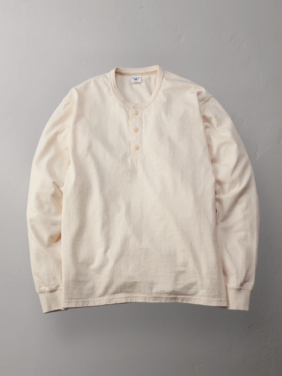 ヘンリーネック ロングスリーブTシャツ FN-TSHL-004 | THE FLAT HEAD