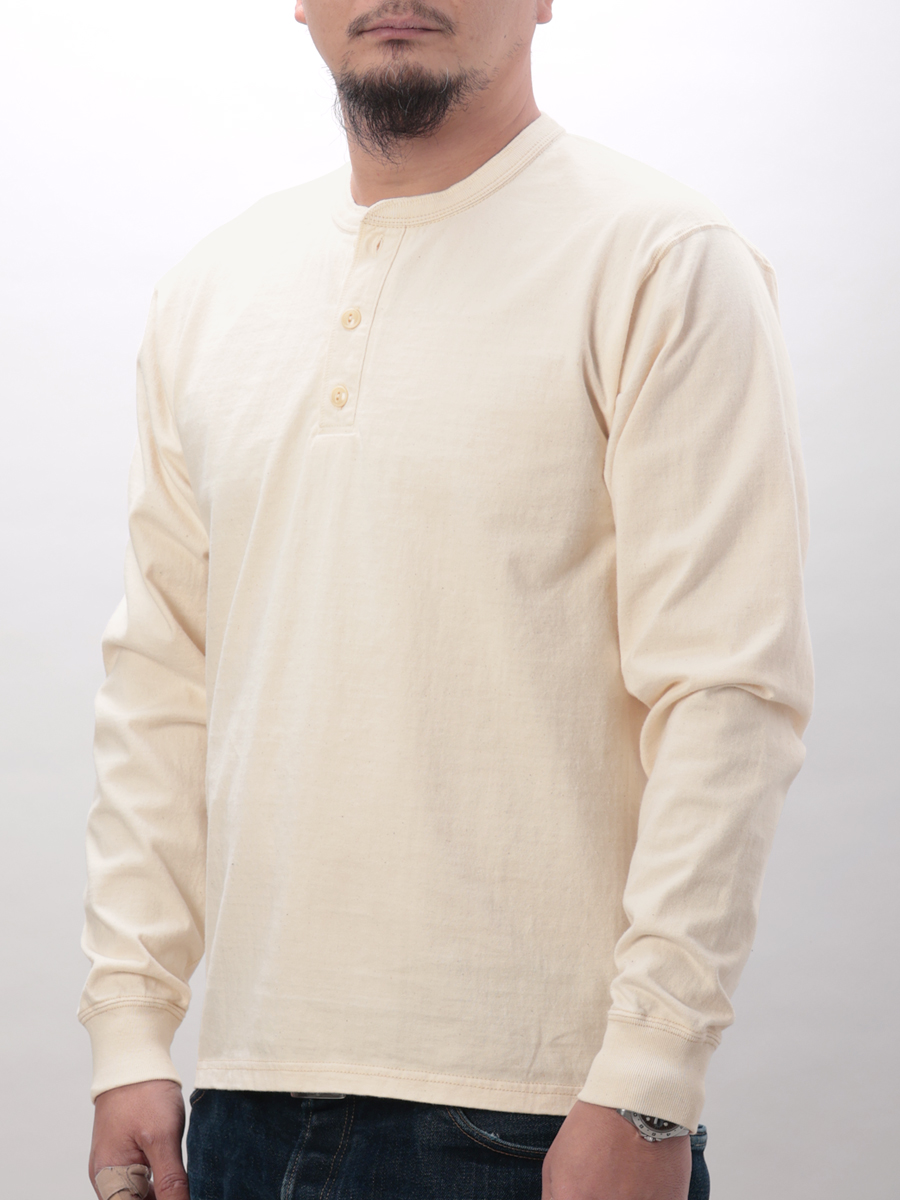 ヘンリーネック ロングスリーブTシャツ FN-TSHL-004 | THE FLAT HEAD