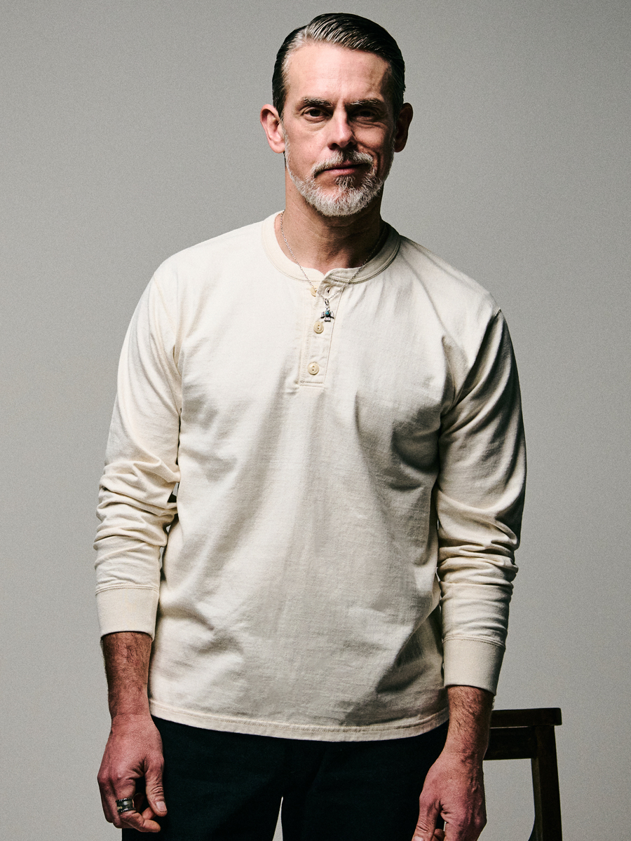 ヘンリーネック ロングスリーブTシャツ FN-TSHL-004 | THE FLAT HEAD